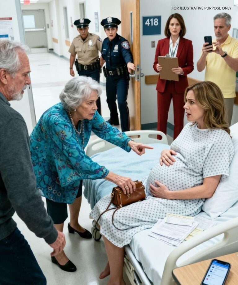Mi madre irrumpió en mi habitación del hospital exigiendo los 25.000 dólares que había ahorrado para la cirugía de mi bebé para financiar la boda de mi hermana. Cuando me negué, me golpeó la barriga embarazada; rompí aguas al instante. Como seguían exigiendo dinero, la puerta se abrió de golpe.