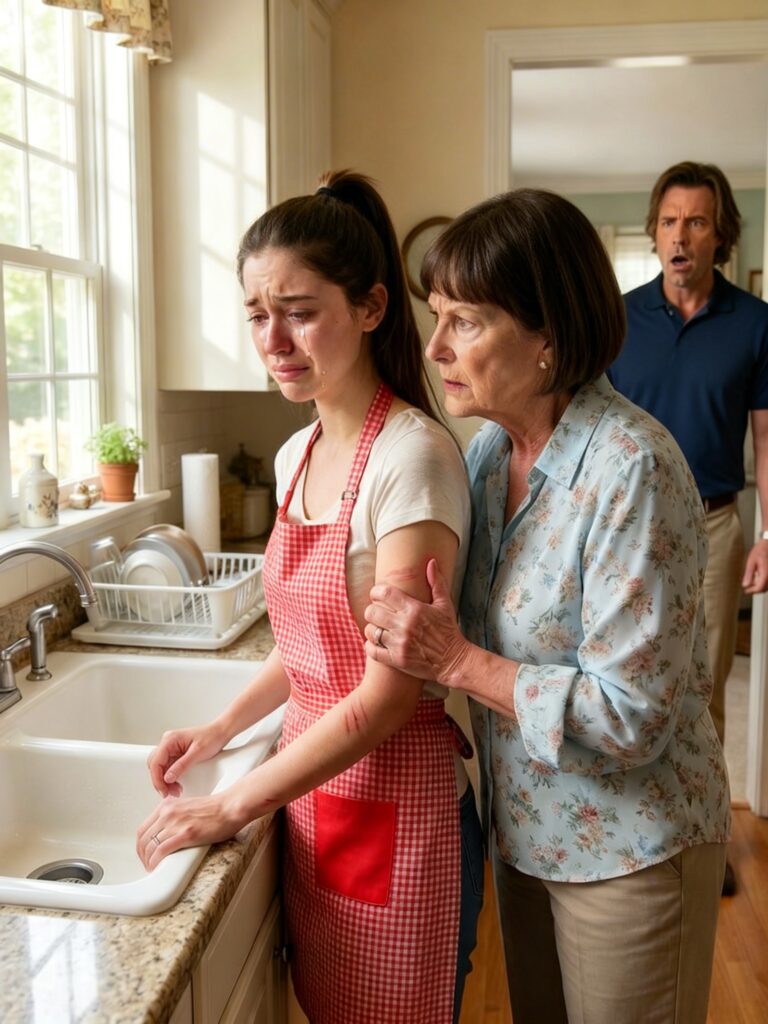 Antes pensaba que mi esposa era simplemente torpe; siempre restaba importancia a los moretones en sus muñecas diciendo: “Me di un golpe, no es nada”. Luego, la cámara de la cocina mostró a mi madre aplastándose la muñeca y susurrando: “Que mi hijo no se entere”. Lo reproduje tres veces, y lo que me heló la sangre no fue solo ese momento.