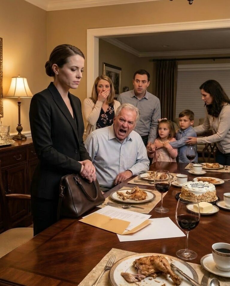 En la cena familiar, papá dijo: «Estoy orgulloso de todos mis hijos… excepto del perdedor que está sentado a la mesa». Todos rieron. Me levanté, puse un sobre sobre la mesa y dije: «Para ti, papá: ¡Feliz Día del Padre!». Luego salí… Él lo abrió…