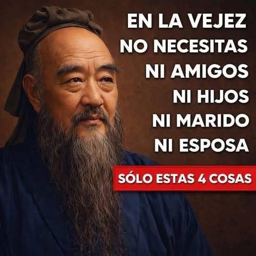 4 principios de Confucio que harán feliz la vejez… Ver más