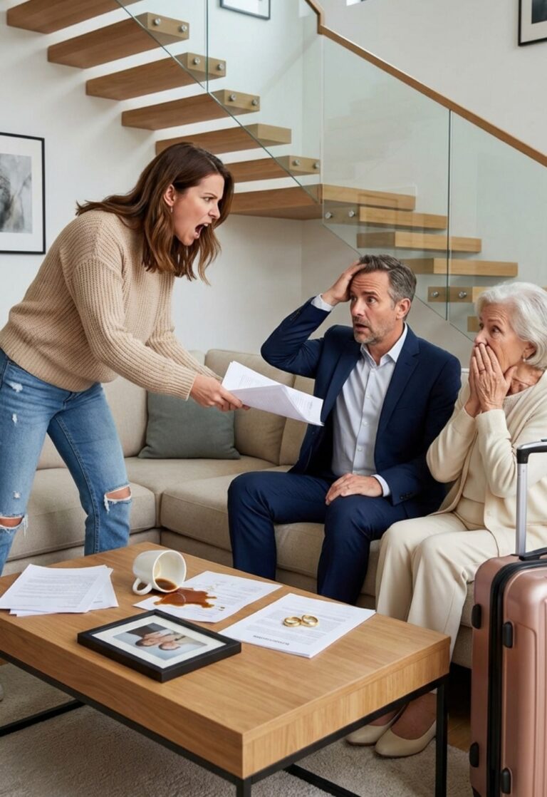 Mi marido, que está desempleado, me exigió que pagara las vacaciones de su madre y me dio un ultimátum: “Si no lo haces, te vas de esta casa”, pero ninguno de los dos imaginaba lo que descubrí antes de abrir la puerta.