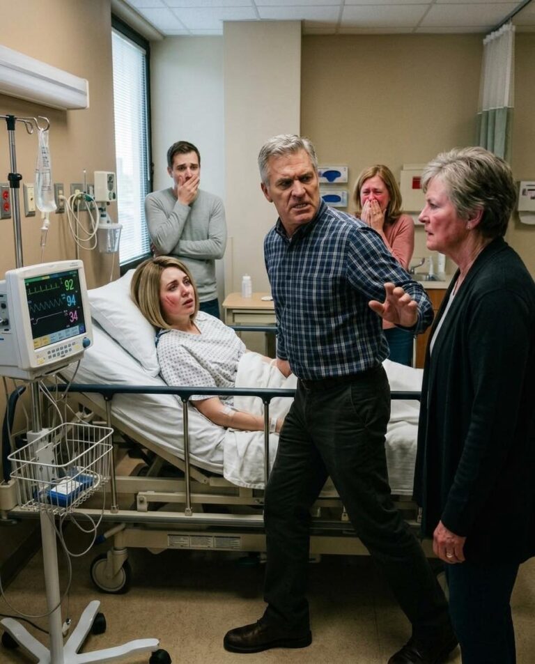 Estaba tumbada en una cama de hospital cuando mi suegra me abofeteó delante de mis padres y gritó: “¡No has traído más que vergüenza a esta familia!”.