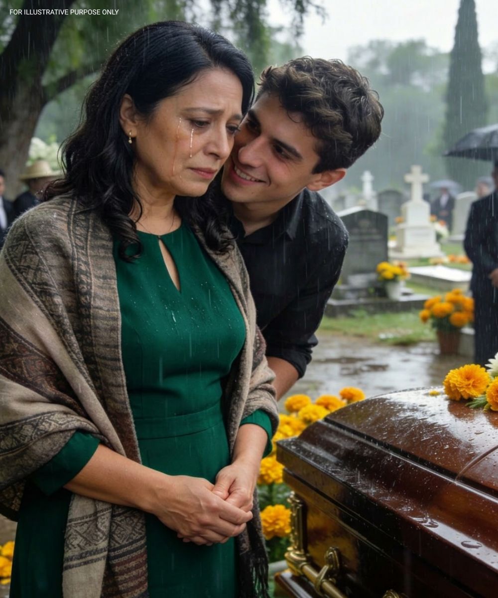 En el funeral de mi esposo, mi hijo me apretó la mano y me susurró: «Ya no formas parte de esta familia».