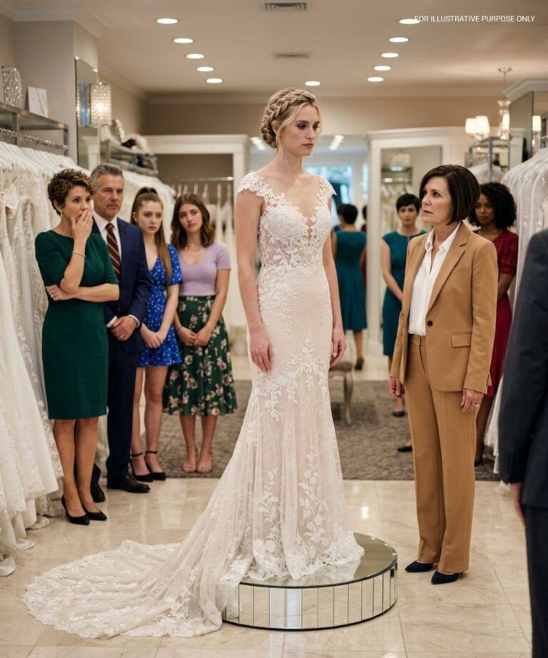 Durante la prueba de mi vestido de novia en Manhattan, la madre de mi prometido me insultó, y él guardó silencio. Me marché sin discutir. A la mañana siguiente, un correo electrónico lo cambió todo: la familia que me había humillado de repente me suplicaba que parara.