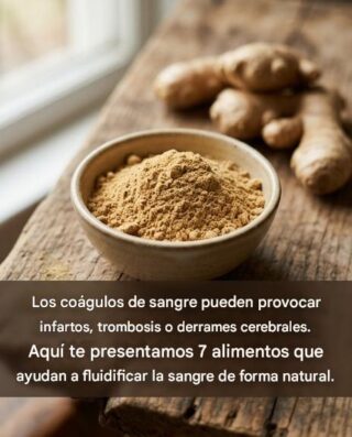 7 alimentos que ayudan a fluidificar la sangre y proteger el corazón.