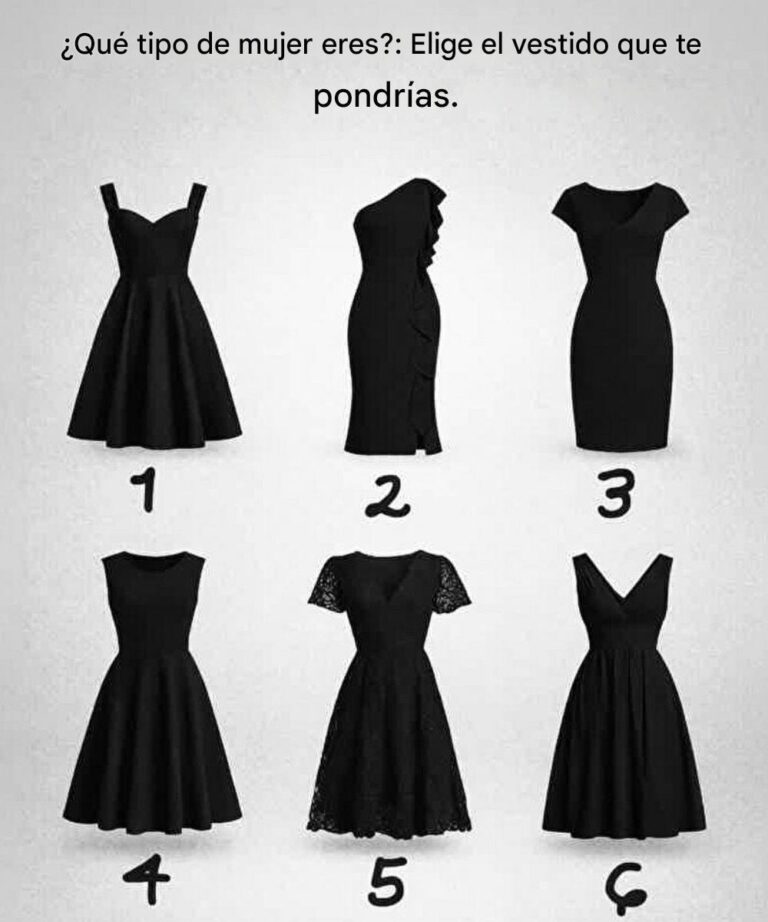¿Qué tipo de mujer eres? Elige el vestido que refleje tu personalidad.