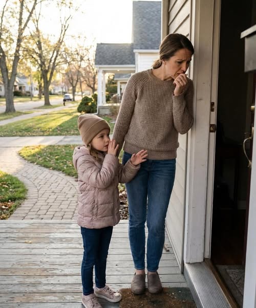 Mi esposo se había estado quedando en casa de su madre para cuidarla. Queriendo darle una sorpresa, llegué con nuestra hija de siete años sin avisarle. Al llegar a la casa, la puerta principal estaba entreabierta. Mi hija se asomó, luego me tiró suavemente de la manga y susurró: «Mamá… mira. Pero cállate».