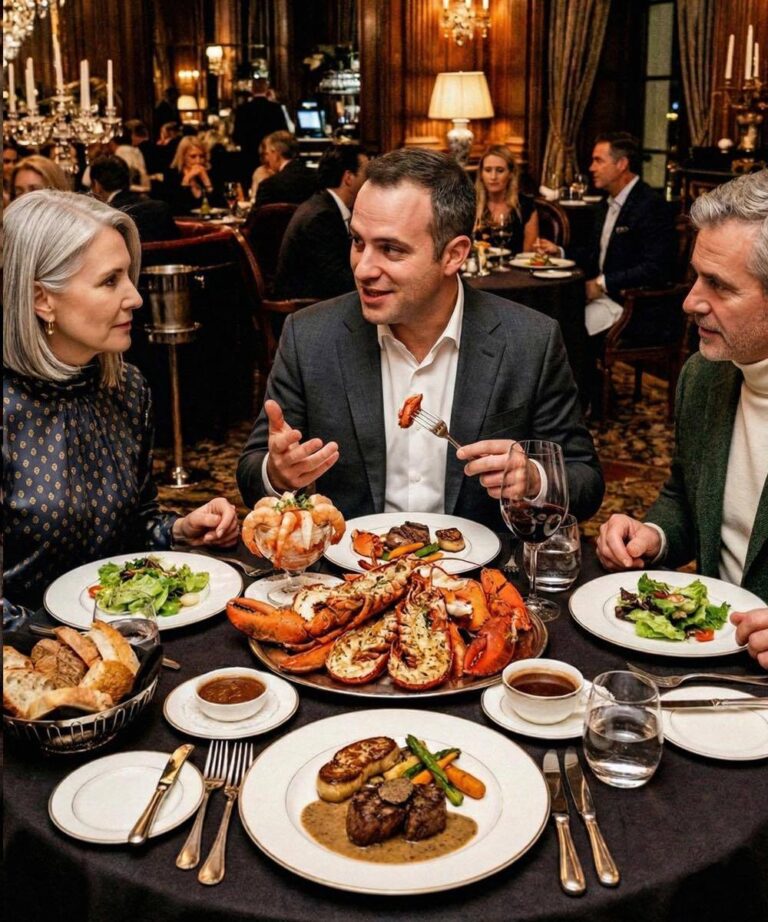 Mi esposo me hizo pagar $2,400 por la cena de su jefe con el dinero que había ahorrado para nuestra hija; momentos después, el karma le dio una lección.