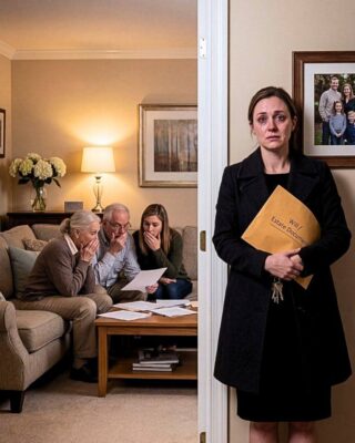 Regresé del funeral para contarles a mis padres y a mi hermana que mi esposo me había dejado 8.5 millones de dólares y seis lofts en Manhattan. Al entrar en la casa, oí a mis padres hablar. Lo que dijeron me dejó pálida…