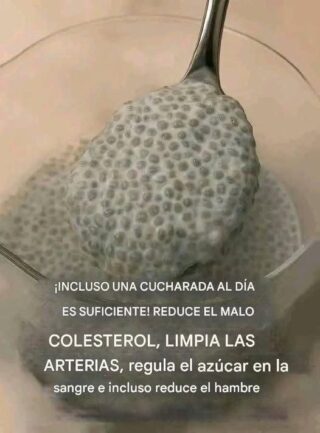 ¡Una sola cucharada al día es suficiente! Reduce el colesterol malo, limpia las arterias, regula el azúcar en sangre e incluso suprime el hambre.