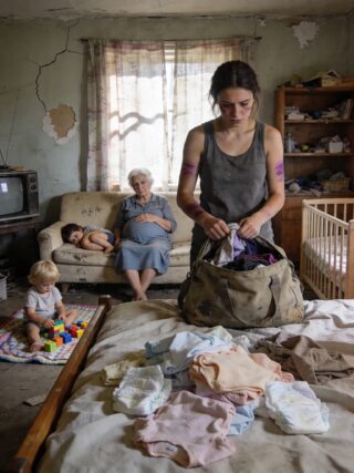 Mi madre estaba embarazada de su séptimo hijo… y cuando me negué a seguir criando a sus hijos, llamó a la policía como si fuera un criminal.