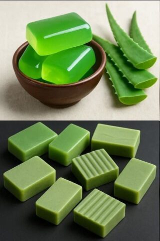 Jabón de aloe casero fácil de hacer