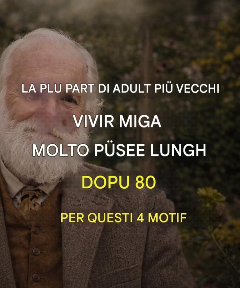 Quater ragiun putent perchè l’invegiament san dopu 80 an se riduus ai abitudin quotidiani e a chel che pœdet fà a partir de incœu per vif püsee e meji