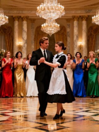 El Millonario No Quería Bailar con Nadie… Hasta que la Empleada Entró con su Hija