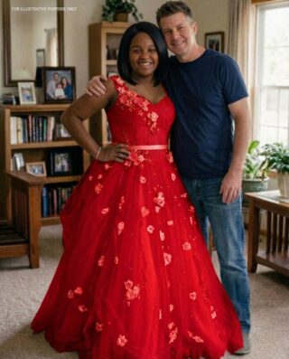 My Father Sewed Me a Dress from My Late Mother’s Wedding Gown for Prom – My Teacher Laughed Until an Officer Walked In