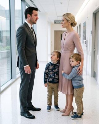 Cinco años después de dejar a su esposa “infértil”, un empresario se la encontró en un hospital… y la vio sosteniendo a dos niños gemelos con su mismo rostro. Entonces … En voir plus
