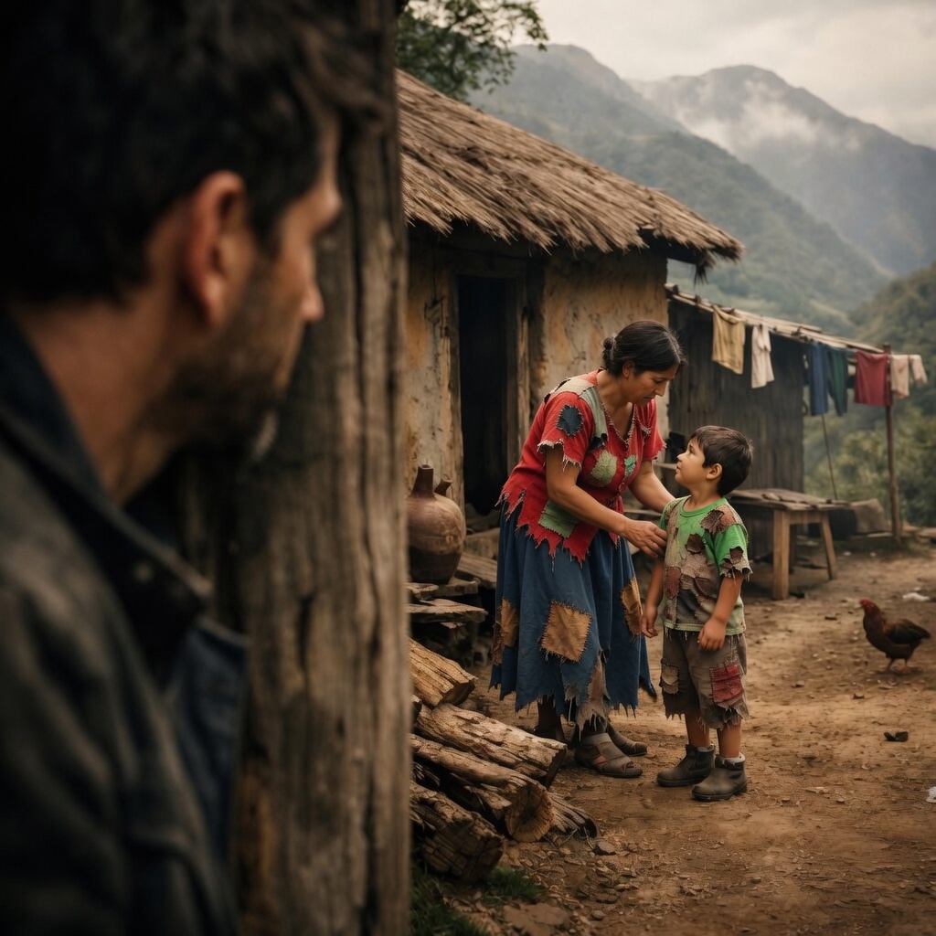 El hombre pensó que su esposa había muerto hacía muchos años. Pero un día descubrió que ella vivía en un pueblo pobre de las montañas y que estaba criando a un hijo suyo cuya existencia él nunca había conocido.