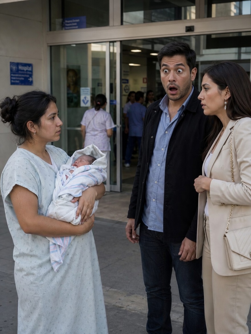 OCHO MESES DESPUÉS DE NUESTRO DIVORCIO, MI EX MARIDO ME LLAMÓ PARA INVITARME A SU BODA… SIN SABER QUE YO ACABABA DE DAR A LUZ A SU HIJO EN UNA CAMILLA DE HOSPITAL.