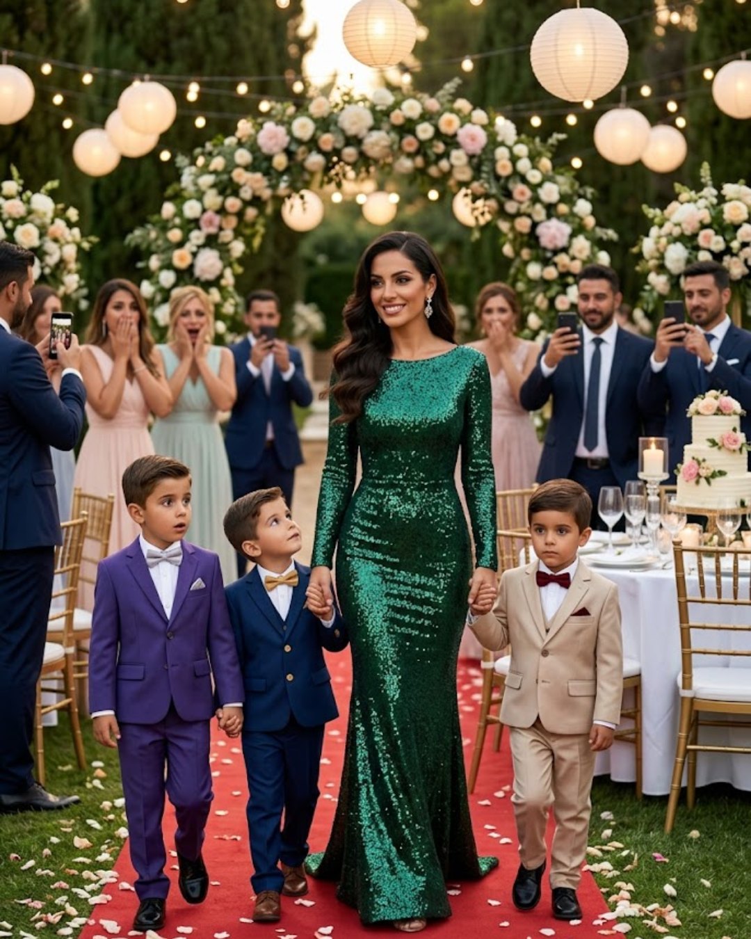 Llevé a mis trillizos de 4 años a la boda de mi exesposo millonario y la reacción de su familia fue escalofriante – lbsuong