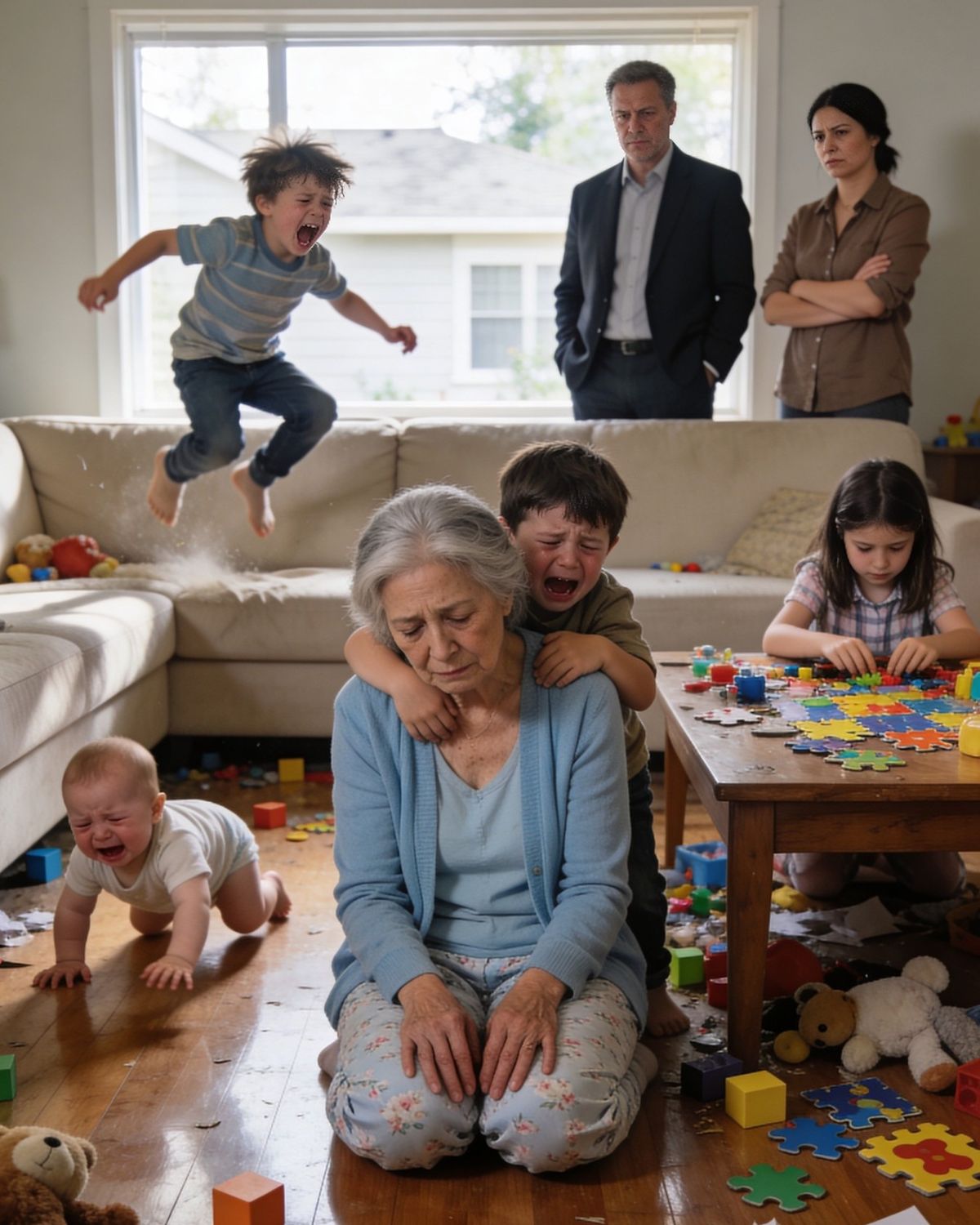 El día que me jubilé, mis hijos me convirtieron en silencio en su niñera de tiempo completo y sin sueldo… Así que una mañana apagué mi teléfono, cambié todas las cerraduras de mi casa y desaparecí, dejando que mis hijos desagradecidos finalmente criaran a sus propios hijos por una vez. Lo que ocurrió después destrozó por completo a nuestra familia.